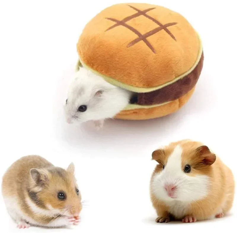 Hamster Soft Warm Bed Rat Hammock Pig Squirrel Winter Pet Toy Hamster Cage House Hanging Nest Mat House Bed Animal Mice Rat Nest Quake