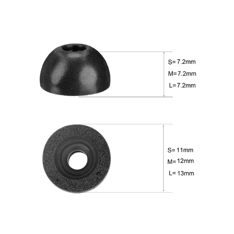 Premium Replacement Soft Earbuds Ear Tips S/M/L Universal Headphone Earpads for Anker liberty 2 pro /air x / 2/ 2pro K1KF Quake