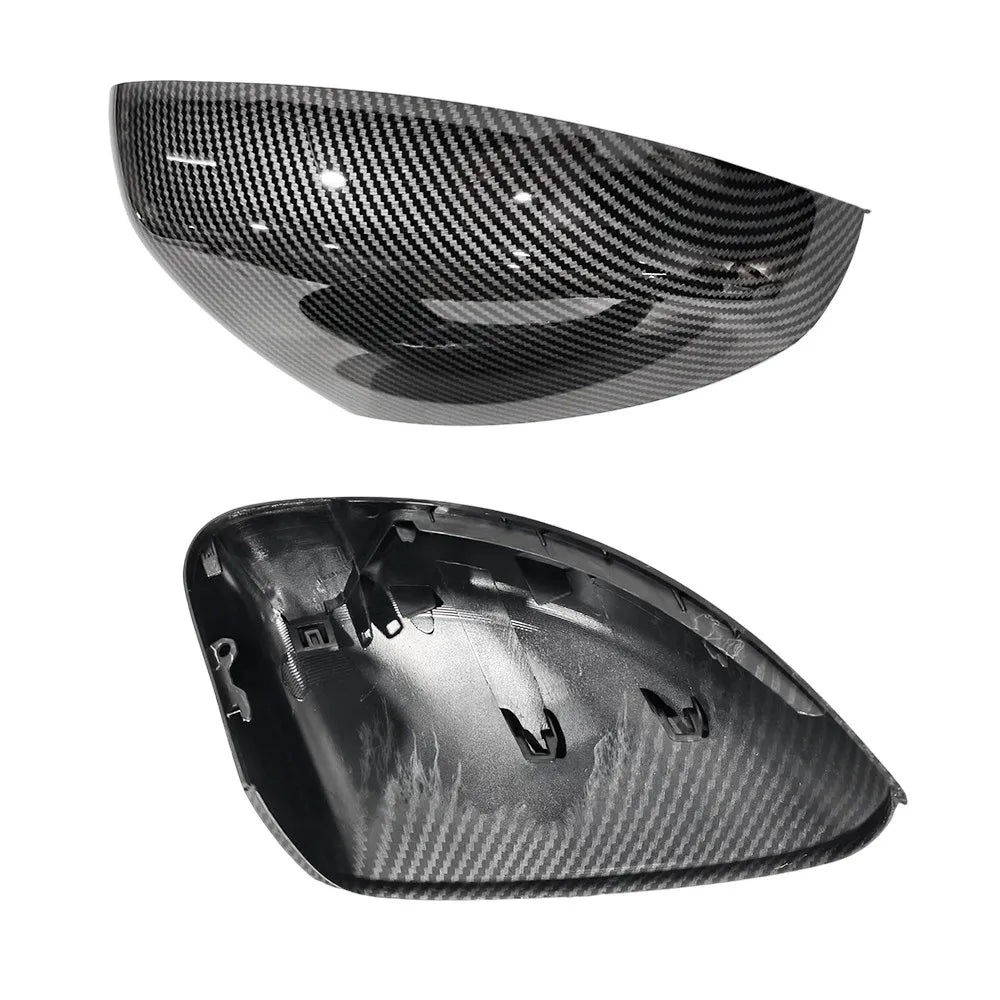 For Audi A1 2011-2014 2x Car Replacement Rearview Side Mirror Cover Wing Cap Exterior Case Trim Accessories Vehicle Decoration Quake
