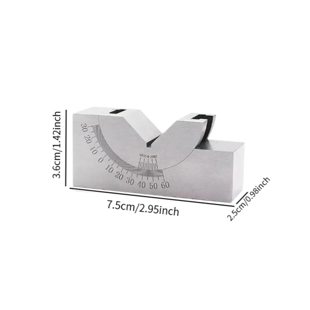 AP25 Adjustable Micro Angle Gauge,0-60°,Accessory,Easy to Use for Milling Lathe Quake