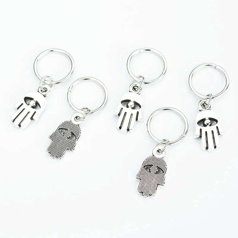 Hair Braid Rings & Pendant Beads Set – DIY Dreadlock Accessories