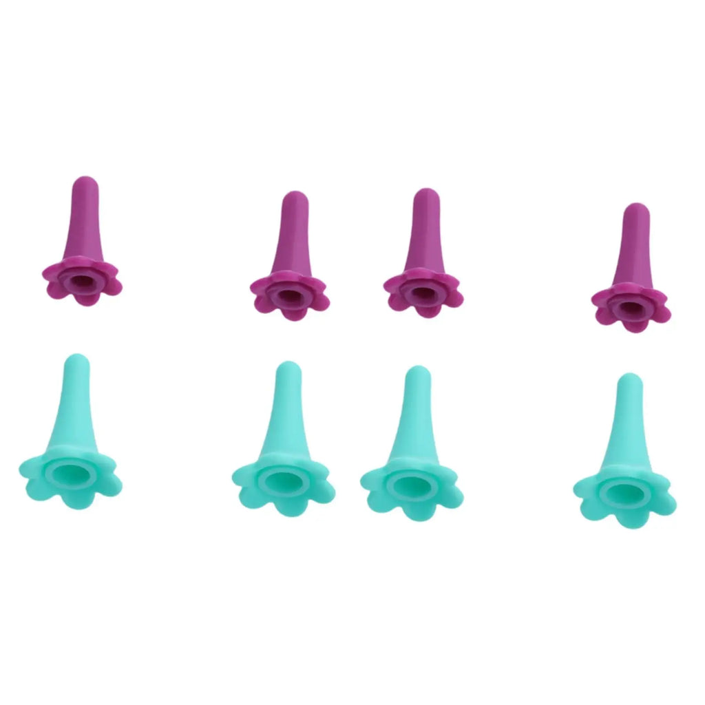 8x Needle Stopper Silicone Knitting Needle Protectors Anti-skid Knitting Crochet Supplies Knitting Tool Needle Point Protector Quake