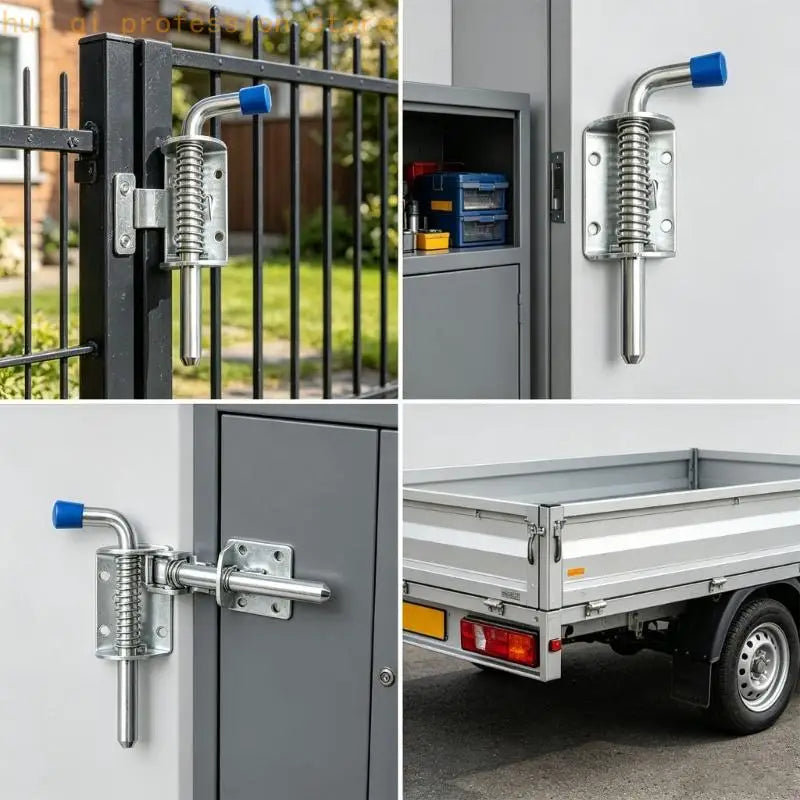 Stainless Steel Closure Lock Pin Bolt Set for Cabinets and Trailers H8WE Quake