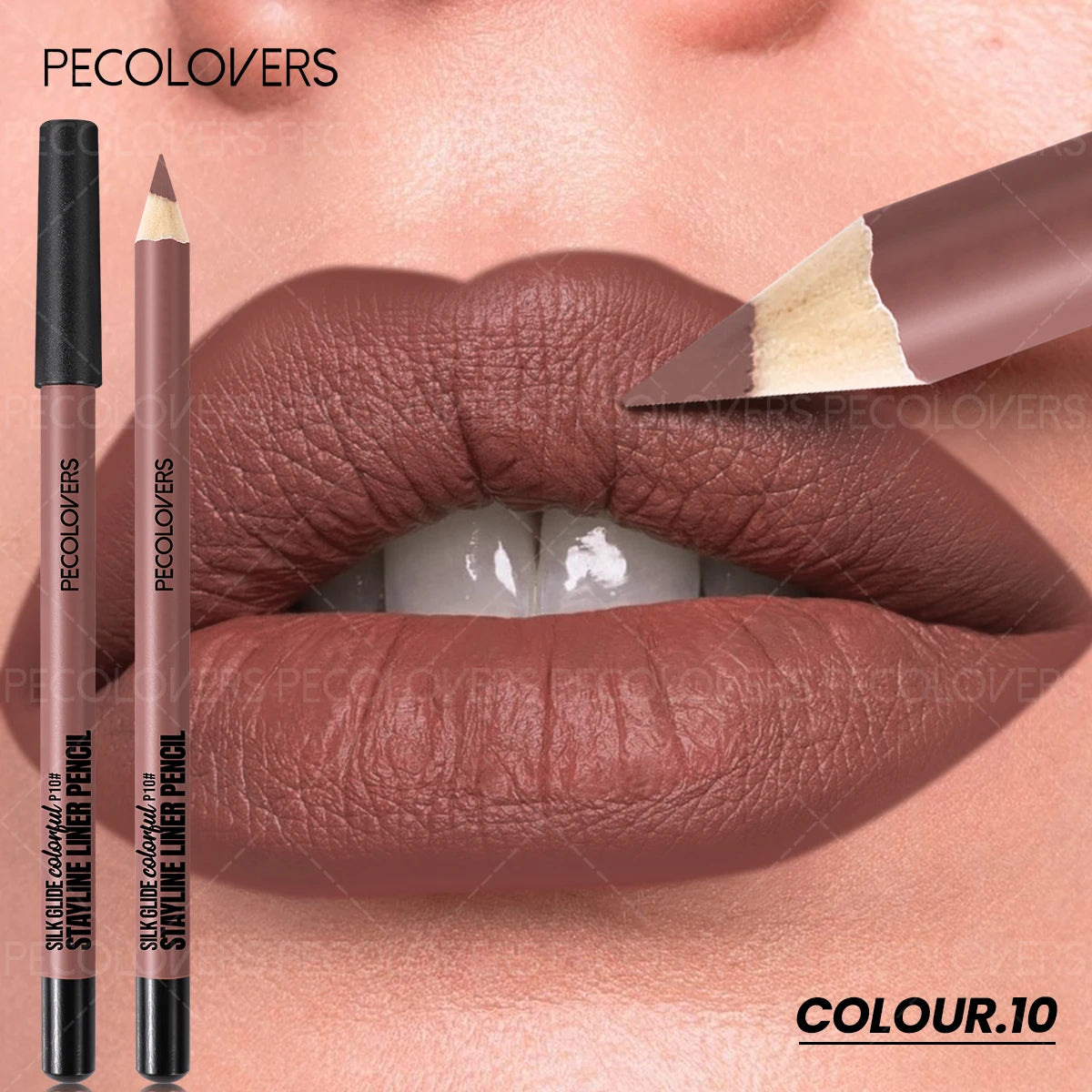 1PC Matte Lipliner To Describe The Contour of The Lips, Plump and Charming Lips, Multi Color Selection, Lip Cosmetics Quake 10
