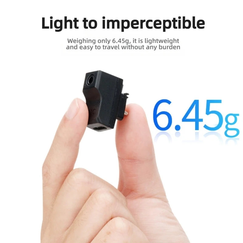 Microphone Adapter Type C 3.5mm Sound Port for X4 Action Camera Accessories K1KF Quake China Mainland