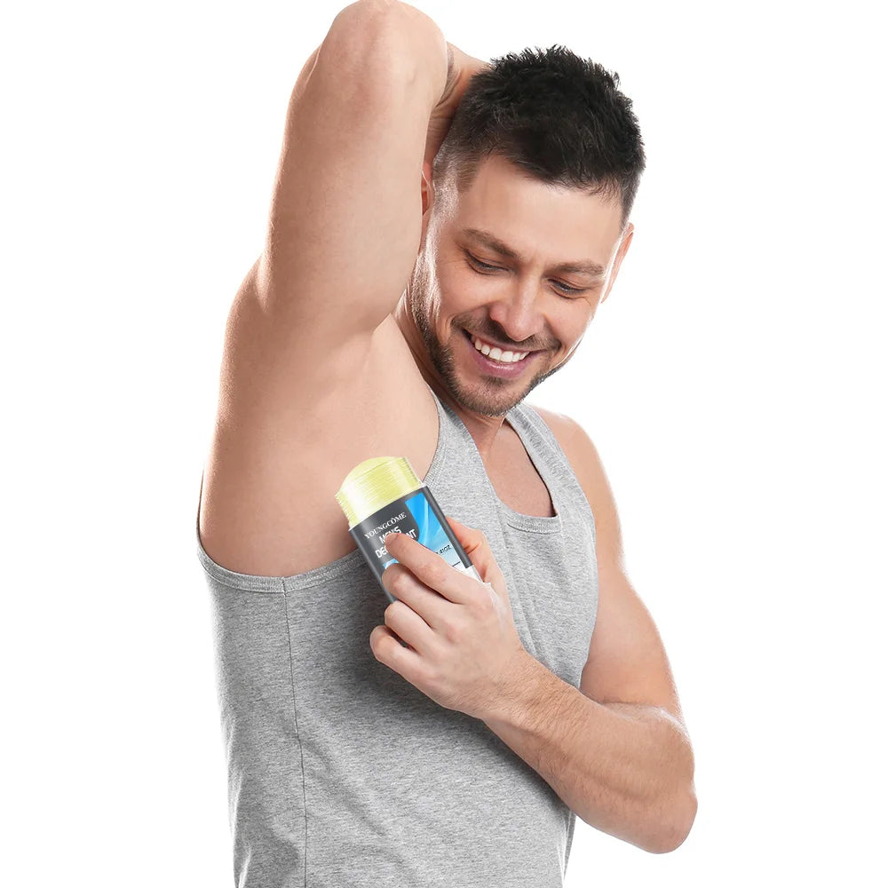 Men's 72H Deodorant Stick Anti Sweating Keep Drying Lasting Fragrance Remove Armpit Odor Underarm Refresh Sticks Fade Body Odor Quake