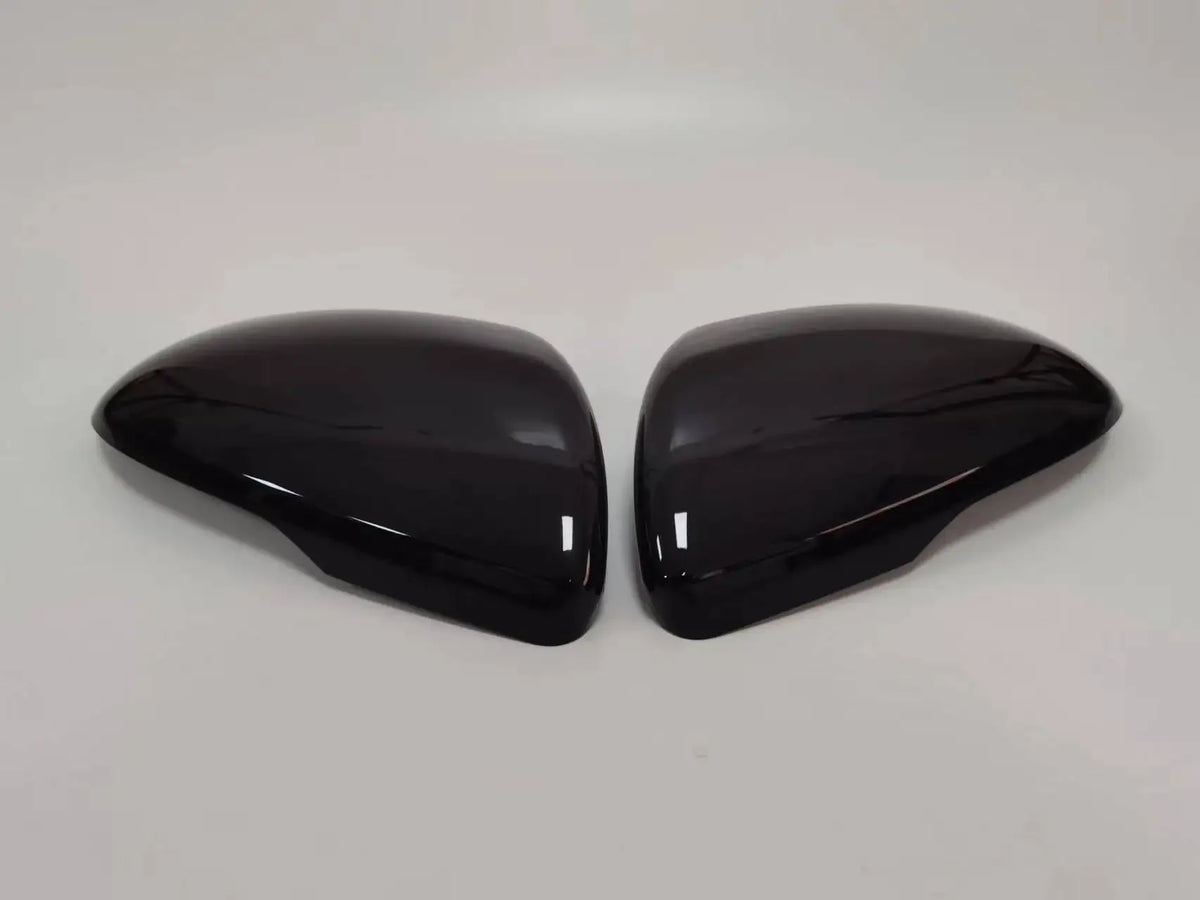 For KIA K5 Optima 2016-2019 ABS Carbon Fiber Buckle Style Car Exterior Body Side Door Rearview Mirror Cover Cap Shell Trim Quake Black