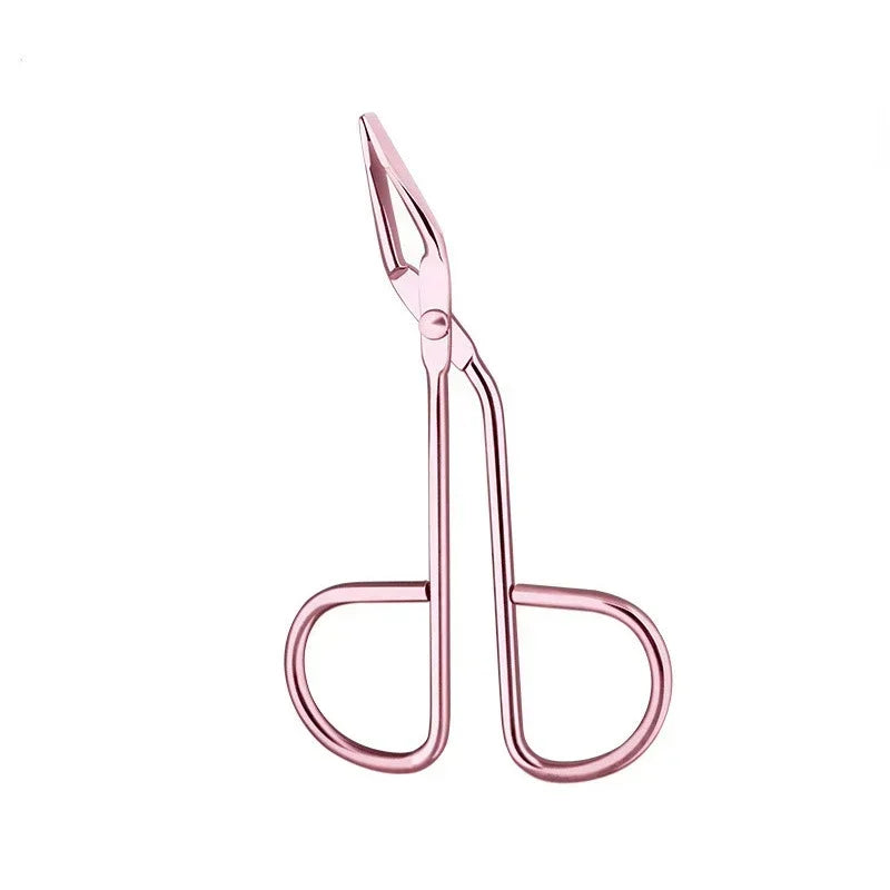 Professional Elbow Eyebrow Pliers Clip Scissors Tweezers Straight Pointed Stainless Steel Eyebrow Plucking Makeup Beauty Tools Quake 04