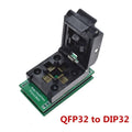 Adapter TQFP32 QFP32 TO DIP3 IC Test Socket 0.5mm Picth LQFP48 to DIP48 Programming Adapter / TQFP48 to DIP48 QFP48 to DIP48 Quake QFP32