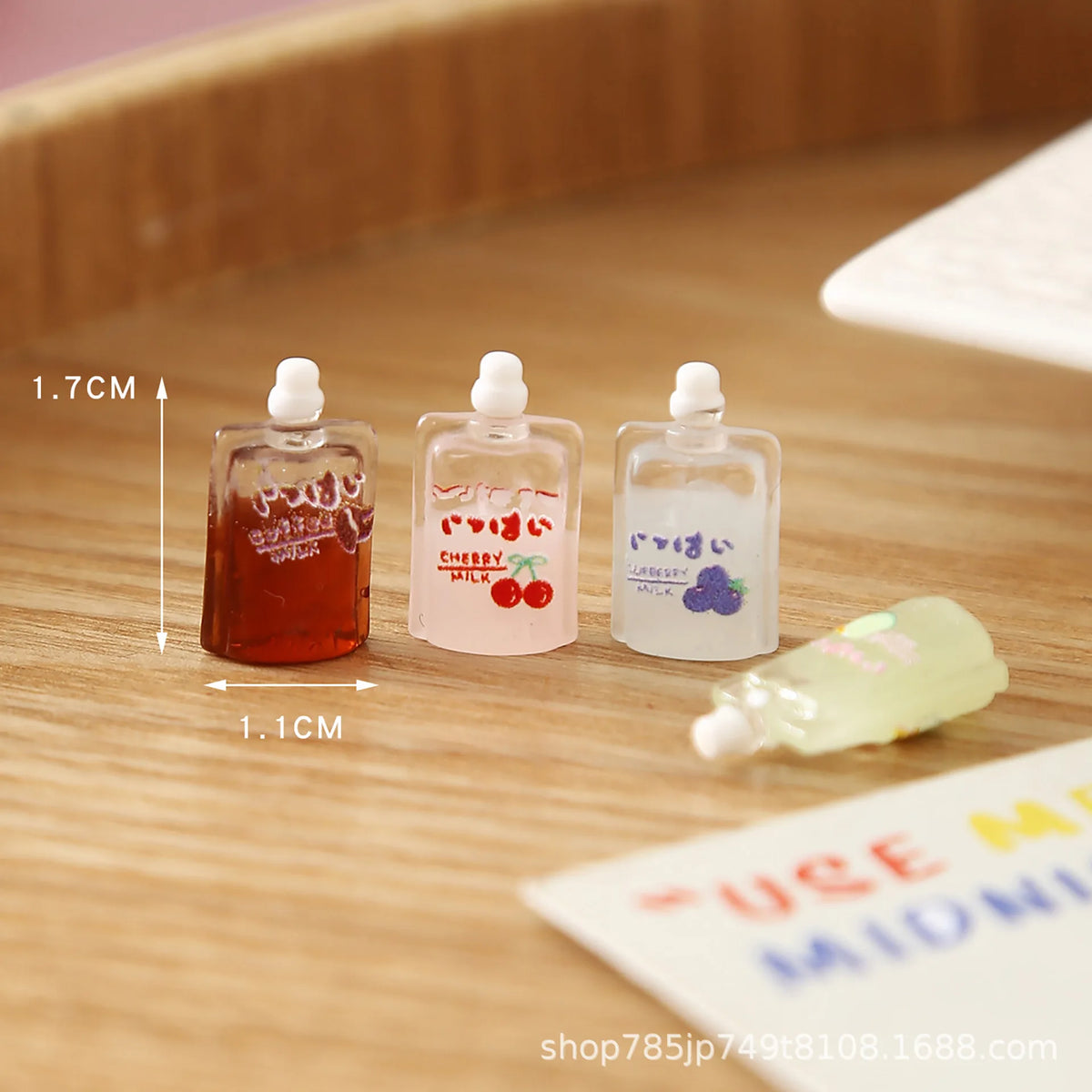 20Pcs Sweet Colors Fruit Jelly Miniature Resin Cabochon Flatback DIY Dollhouse Kichen Play Decor Jewelry Making Accessories Quake