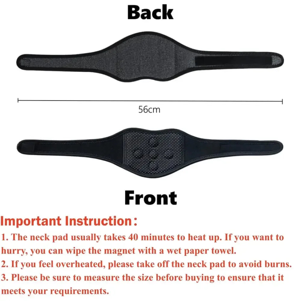 Neck Massage Machine Self-heating Neck Belt Neck Protection Spontaneous Heating Belt Warmth Hot Compress Cervical Massager Quake