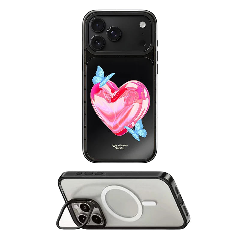 Quake Impact Case Mirror Glaze Magnetic Cover iPhone 18 17 Pro Max