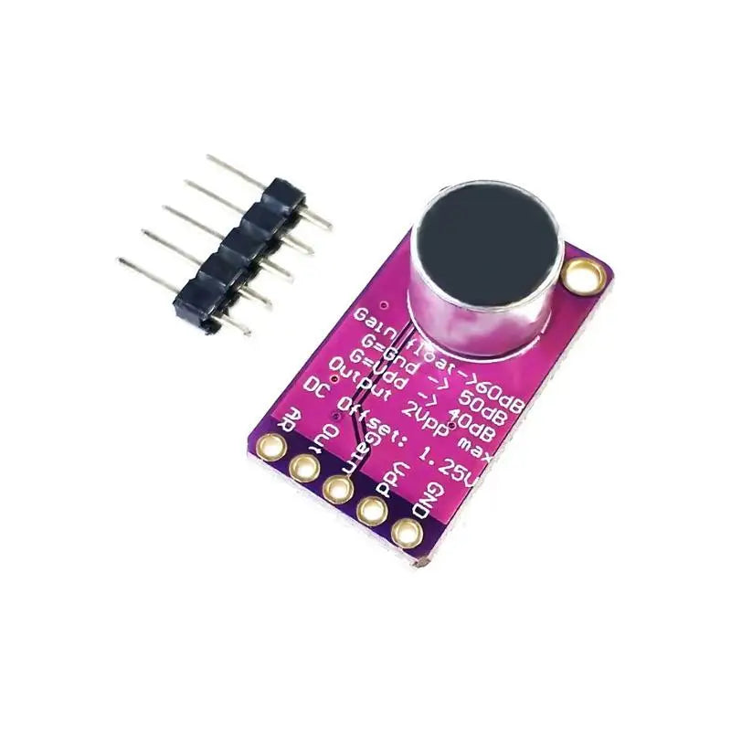 MAX4466 Microphone AGC Amplifier Board Sound Sensor Module Auto Gain Control Attack For GY-MAX4466 PCB Board Diy Kit Quake MAX9814