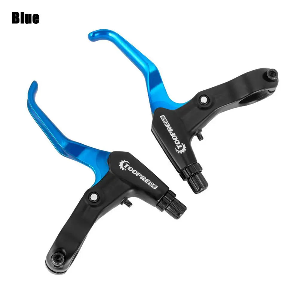 5 Colors Disc Brake Set Ultralight MTB Mountain Bike V/Disc Brake Lever Cycling Brake Levers BMX Brake Handle Quake Blue