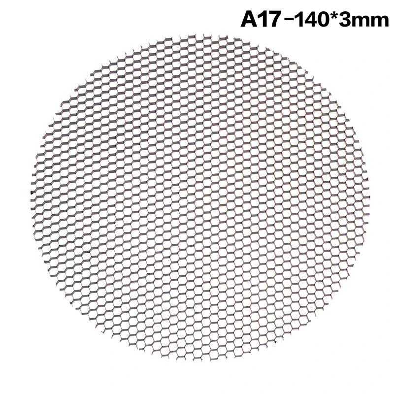 1Pcs Round Honeycomb Mesh Light Cover Black Aluminum Anti Glare Downlight Spotlight Shade Quake A17