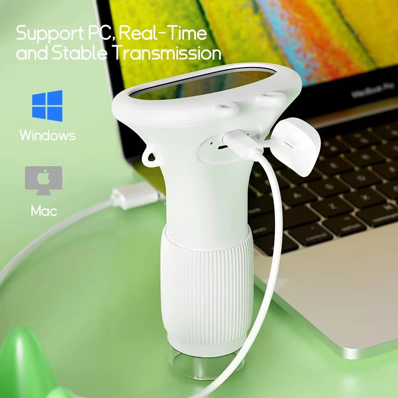 Kids Microscope 1000x Magnifier Microscope 200 Megapixels With LED Photo Video Function Educational Toys Science For Children Quake