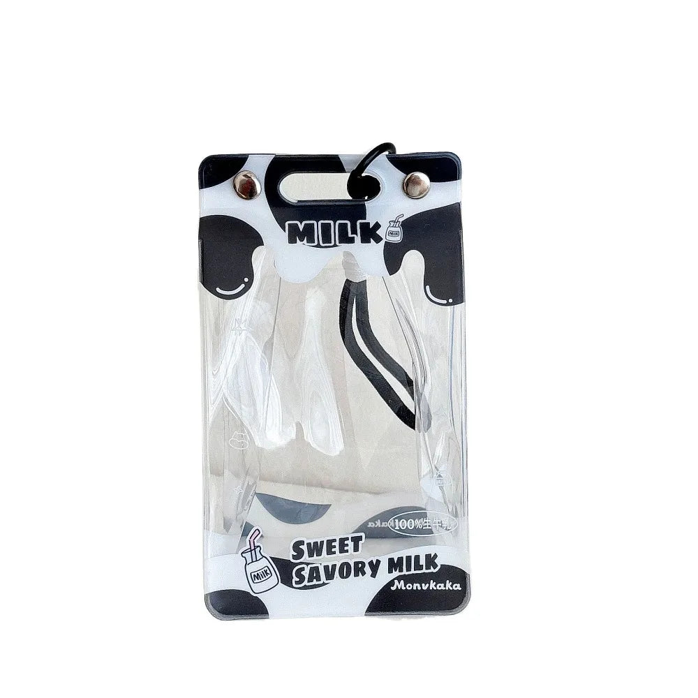 New Transparent Data Cable Storage Bag Dustproof PVC Dolls Storage Pouch Colorful Gift Dolls Outdoor Bag for 13cm Dolls Quake Black