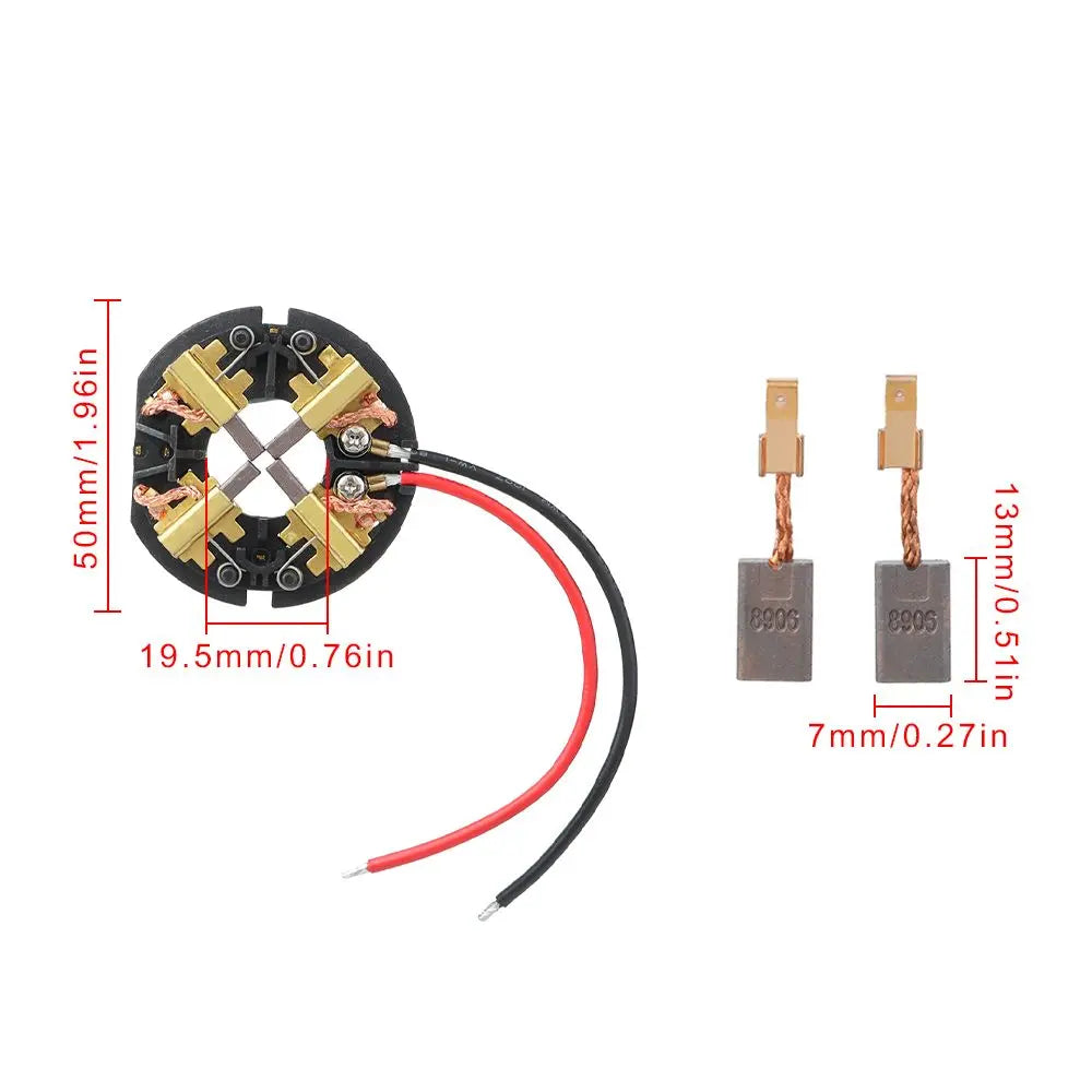 Drill & Impact Practical M18/M12 Hammer Brush Card Assembly For AEG Milwaukee Carbon Brush Holder Driver Accessories Quake