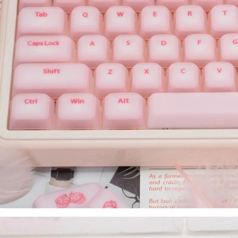 115Key Jelly Puddings Keycaps Original Profile ABS Silicone Translucents Keycap for Mechanical Keyboards K1KF Quake