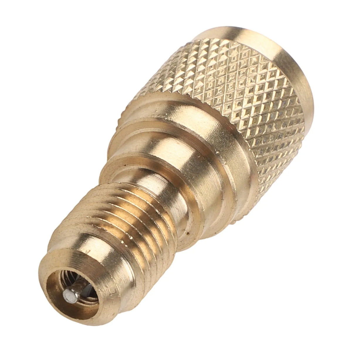 For HVAC Maintenance HVAC Charging Adapter R410a Charging Hose Low-Side Fitting Male Flare X SAE Female Low-Loss Fitting Quake