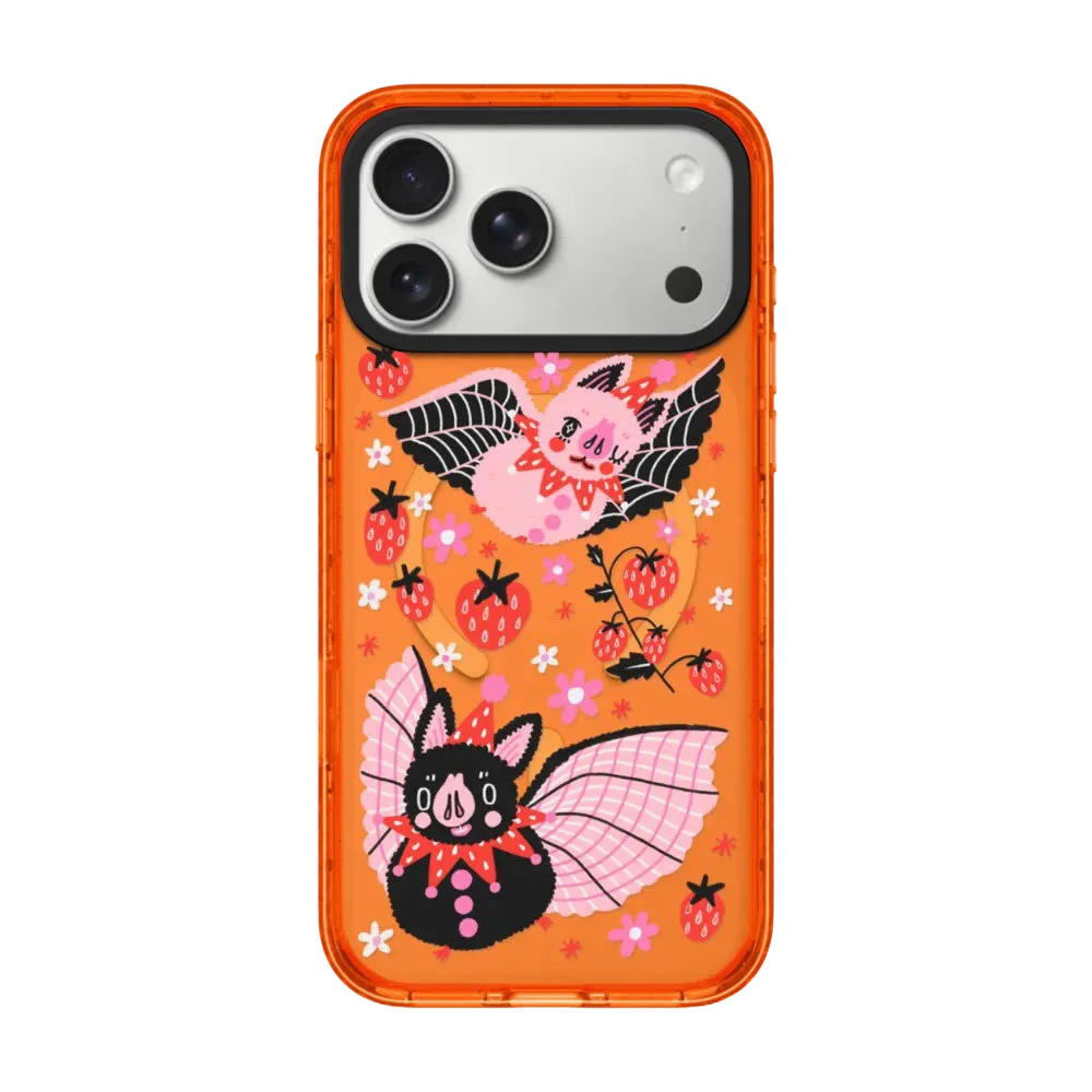 609084 Orange Border Magnetic Phone Case Cover for IPhone 13 14 15 16 17 18 Pro Max Case Quake orange (no magsafe) iPhone17 Pro