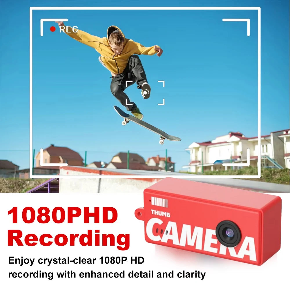 1080P Magecam Digital Camera 0.96 Inch Keychain Camera Retro Support Memory Card Very Small Camcorder Video Recorder with Flash Quake