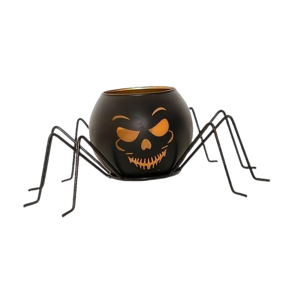 Halloween Candle Holder Candlestick Decoration Creative Gift Candles Stand for Table Centerpiece Farmhouse Valentine's Day Quake StyleC20cmx8cm