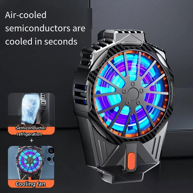 New J20 digital display mobile phone radiator cooling Mobile fan for IPhone Xiaomi Samsung Asus game cooler Quake