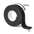 4/2M Anti-slip Furniture Pads DIY Wear-resistant Black Mute Mats Bumper Damper Self Adhesive Table Chair Foot Protection Pad Quake Width 4cm 2Roll(about 4m)