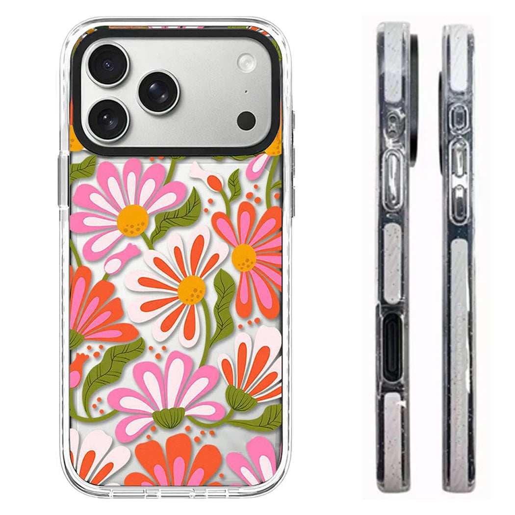 6083132 White Border Magnetic Phone Case Cover for IPhone 13 14 15 16 17 18 Pro Max Case Quake