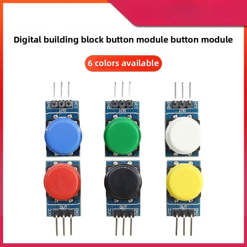Touch Button Switch Module MCU Digital Touch Switch with Button Cap Electronic Building Block Micro Switch Quake