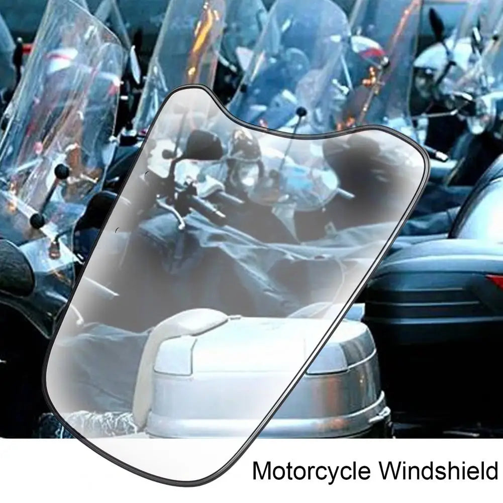 Universal Motorcycle Windscreen Windproof Transparent Motorcycle Extension Spoiler Windshield for Scooter Quake