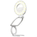 Phone Light with Kickstand for Phone 16 15 14 13 Rechargeable Selfie Vlog Live Streaming Rings Light Foldable K1KF Quake White China Mainland