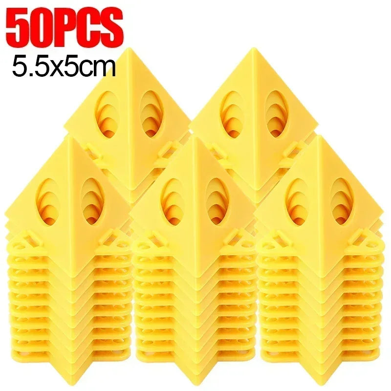 60/10PCS Mini Cone Paint Pyramid Stands Triangle Support Frame Woodworking Tripod Spray Painting Brackets Block Auxiliary Tools Quake 50PCS