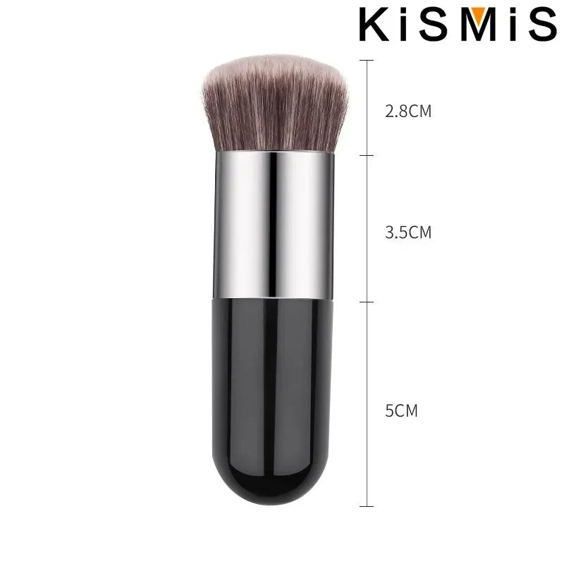 Professional Flat Cream Makeup Brushes Set Face Cheek Contour Blusher Foundation Brush Makeup Tools Flawless Application Quake