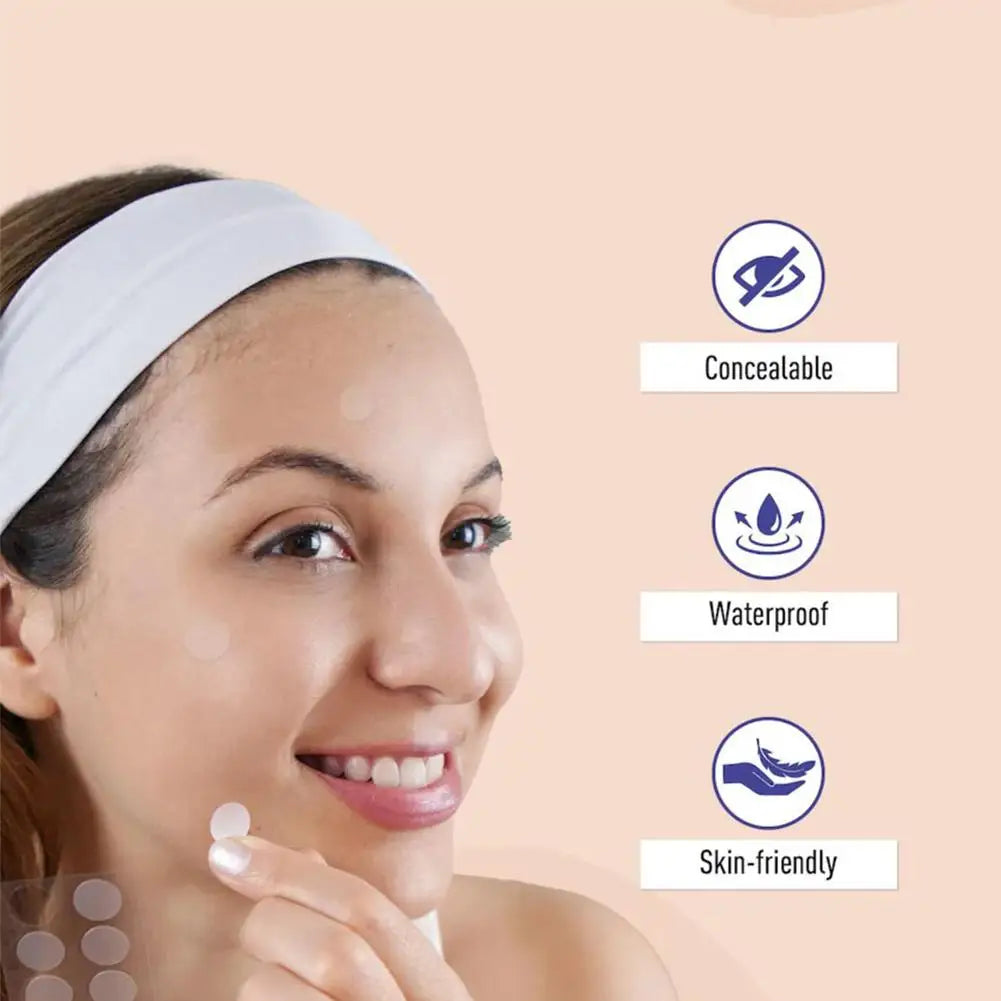 400/800/1200Pcs New Clear Pimple Patch Acne Absorbing Cover Patch Acne Dots Patches Moisturizes For Covering Zits And Blemishes Quake