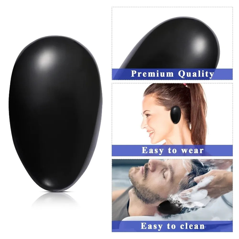 2Pcs Plastic Hair Dying Ear Covers Waterproof Earmuffs Hair Dyeing Protectors Reusable Baby Bath Tool Hair Coloring Kit Quake