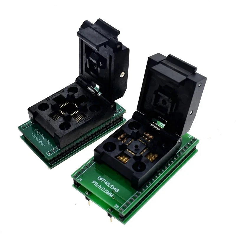 Adapter TQFP32 QFP32 TO DIP3 IC Test Socket 0.5mm Picth LQFP48 to DIP48 Programming Adapter / TQFP48 to DIP48 QFP48 to DIP48 Quake