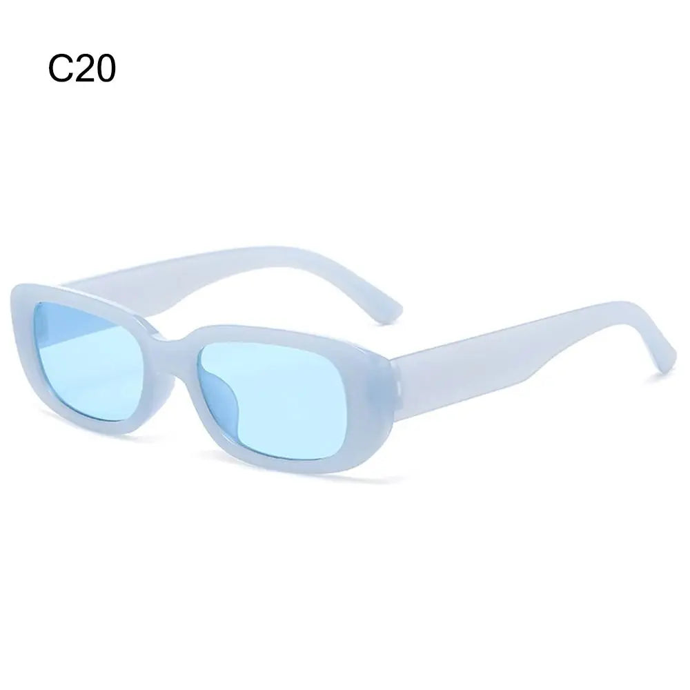 Y2K Rectangle Sunglasses UV400 Candy Colors – Women & Men