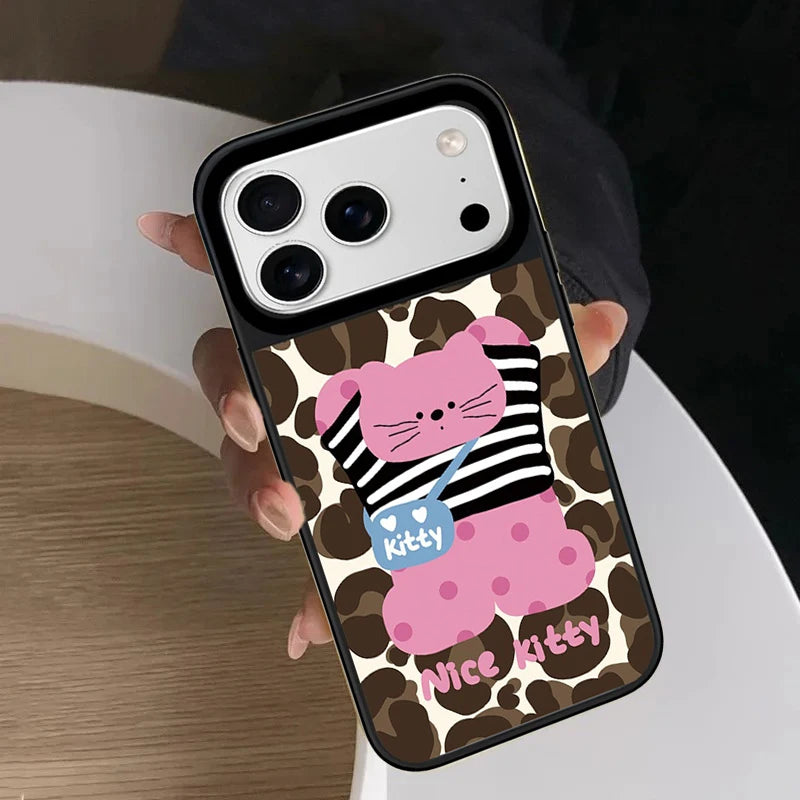 6090736 Mirror Surface Magnetic Phone Case Cover for IPhone 13 14 15 16 17 18 Pro Max Case Quake