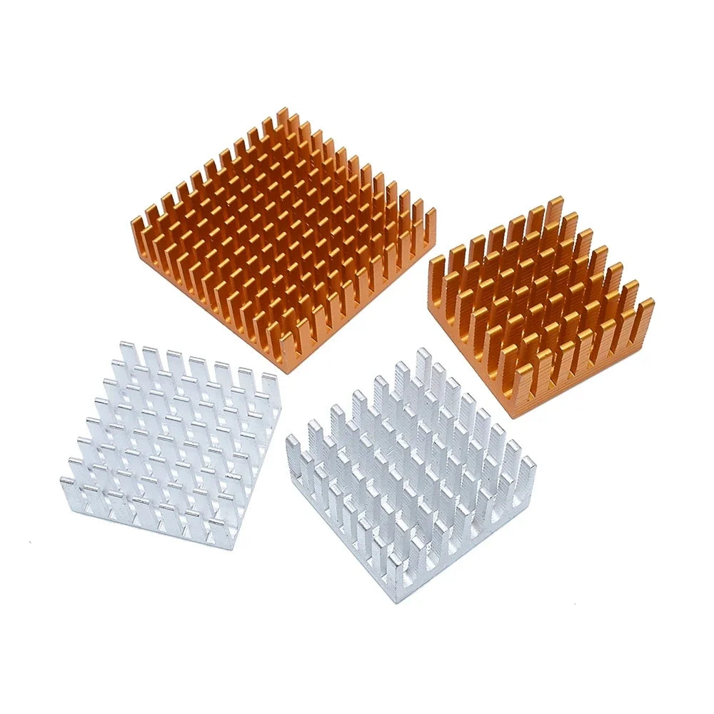 Golden Black Aluminum Radiator IC Heat 14*14*8mm Sink Heat Sink 40 X 40 Mm X 11 Mm / 28 X 28 X 6 / 25 Mm Quake