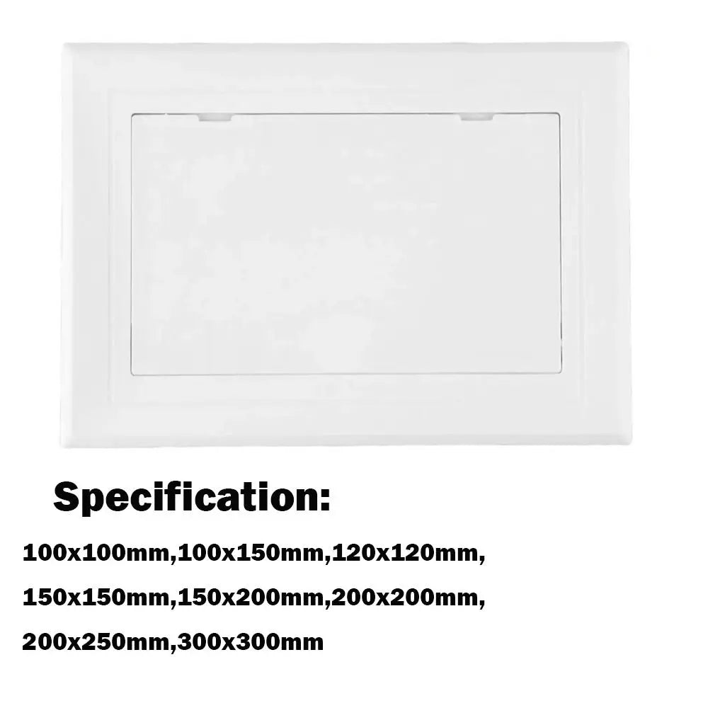 Universal White Access Panel Door Plastic Removable Inspection Hole Opening Flap Cover Plate Doors Wall Ceiling Quake