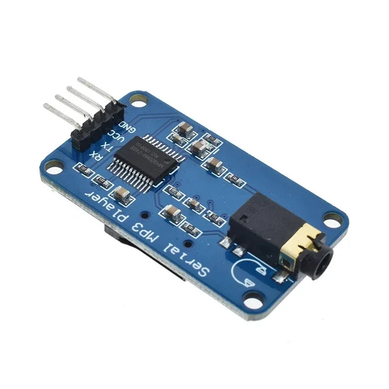 Music Player Module YX5300 UART TTL Serial Control MP3 Support MP3 / WAV Micro SD /SDHC Card For Arduino/AVR/ARM/PIC 3.2-5.2V DC Quake