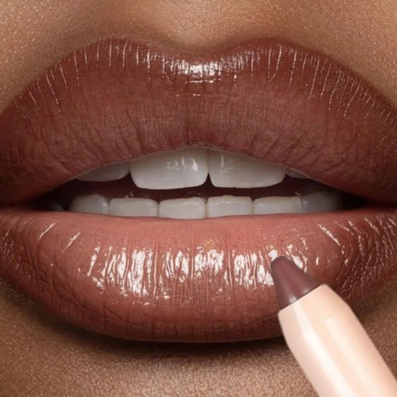 Lipstick Lipliner Pencil - Long-Lasting, Waterproof, Matte Finish, Non-Decolorizing, Smudge-Proof - Perfect for All Skin Types Quake