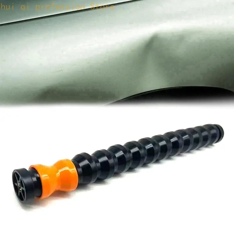 32cm/12.6inch Flexible Repair Tube for Panel Work, Segmented ABS Replacement Accessory with Threaded End for Tight Reach, Corner Quake