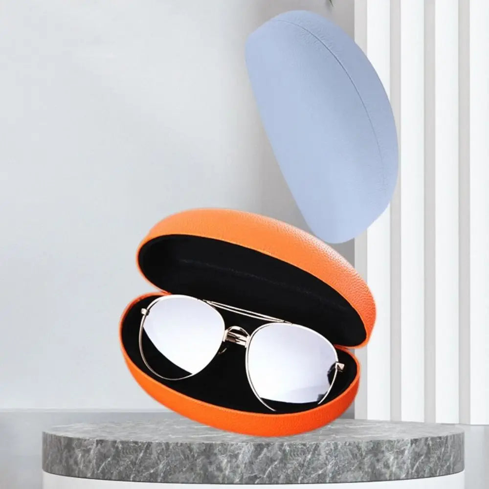 Fashion Men and Women Leather Iron Box Glasses Case Sunglasses Case Sunglasses Box Quake