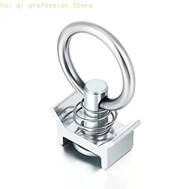 Stainless Steel Track Fitting L-Track Single Fitting with O-Ring for Create Tie-Down Anchors Points H8WE Quake 1PC CN