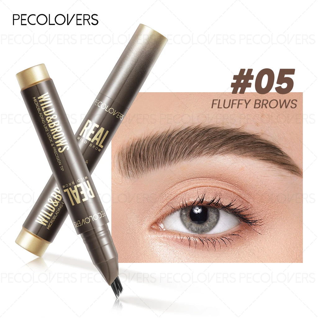 1PC Multi Fork Eyebrow Pencil, Multi-color Selection, Filling The Gap in The Eyebrow Area, with Distinct Eyebrows At Every Root Quake 05