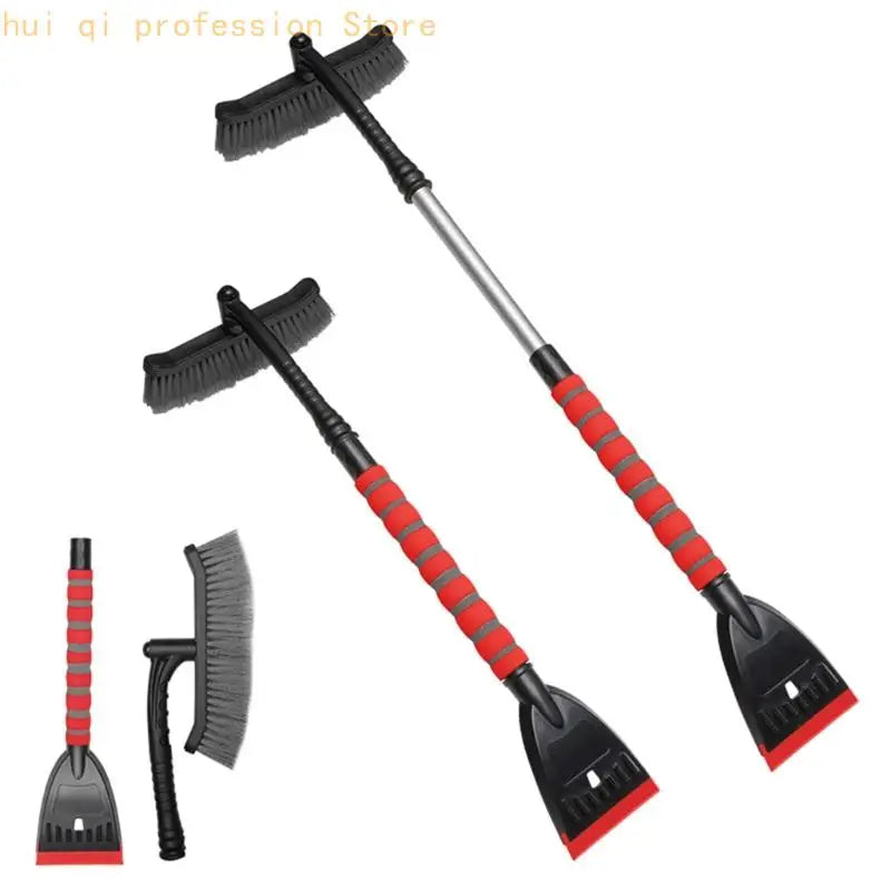 Universal Car Windscreen Snow Brush With Dense Bristles Windshield Snow Shovel H8WE Quake