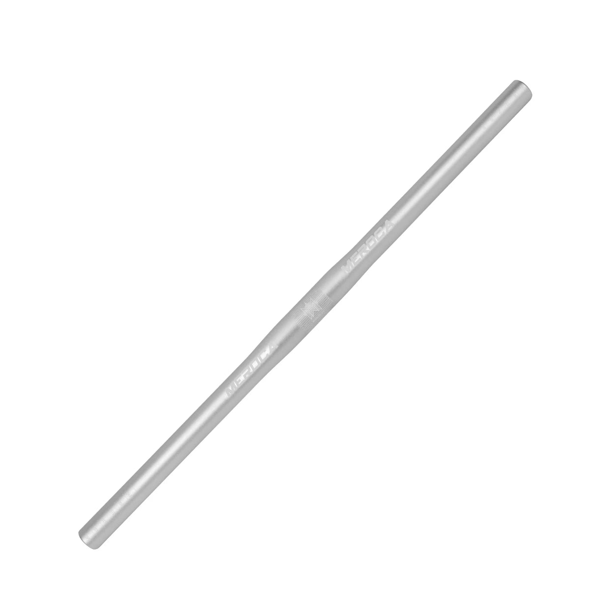 MEROCA Bike Handlebar Straight/Swallow 25.4X540/580mm Bicycle Parts Aluminum Alloy Cycling Accessories for Mountain Bikes Quake 25.4x540mm-Silver